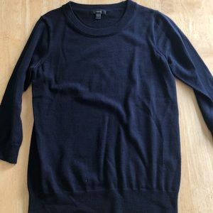 J Crew size S 3/4 sleeve sweater